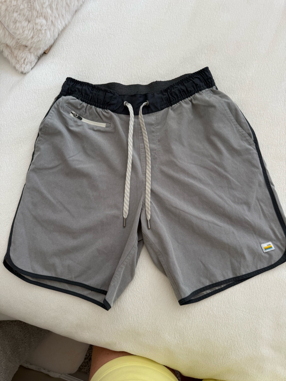 Vuori Gray Athletic Shorts
